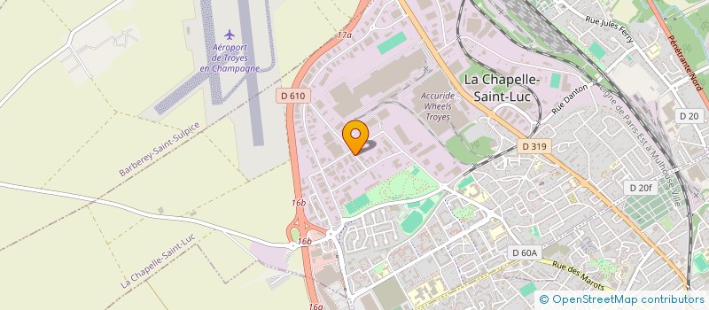 localisation de l'entreprise TOP MODULE  LA CHAPELLE-SAINT-LUC