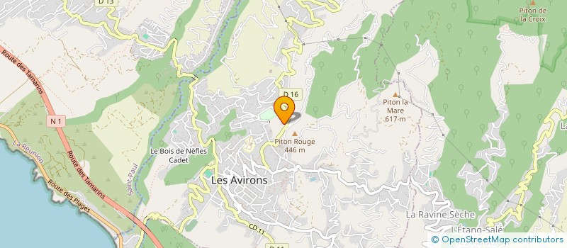 localisation de l'entreprise TOP MOTEUR OI à LES AVIRONS