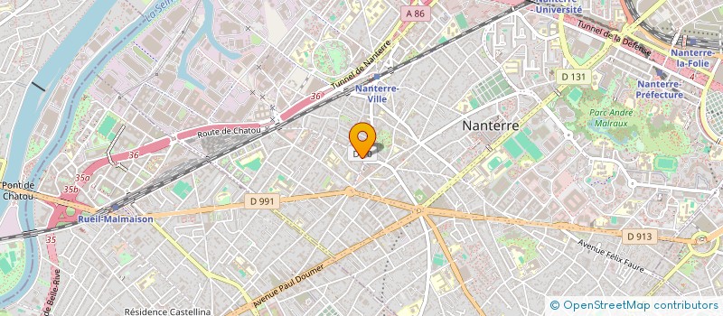 localisation de l'entreprise TOP NAILS à NANTERRE