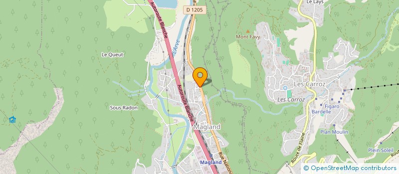 localisation de l'entreprise TOP NET 74  MAGLAND