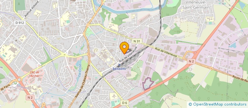 localisation de l'entreprise TOP NET 92 à SOISSONS