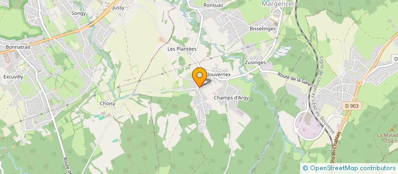 localisation de l'entreprise TOP NET NETTOYAGE INDUSTRIEL  MARGENCEL