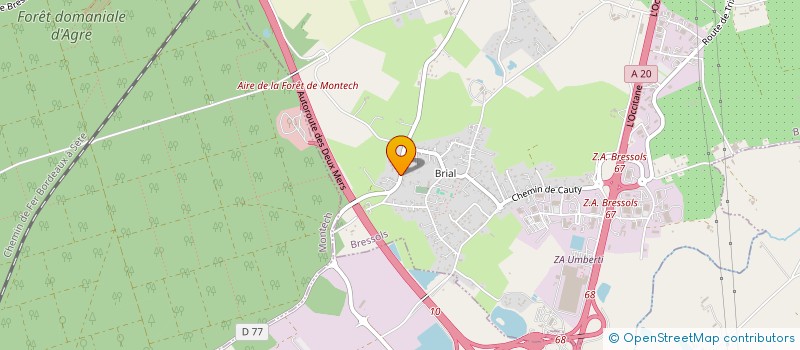 localisation de l'entreprise TOP'NET SERVICES  BRESSOLS