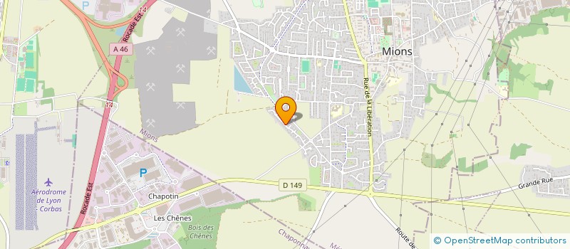 localisation de l'entreprise TOP NETTOYAGE à MIONS