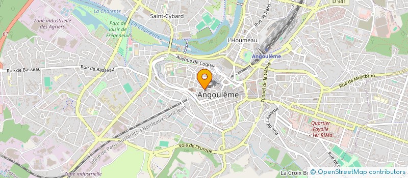 localisation de l'entreprise TOP NIVEAU à ANGOULEME