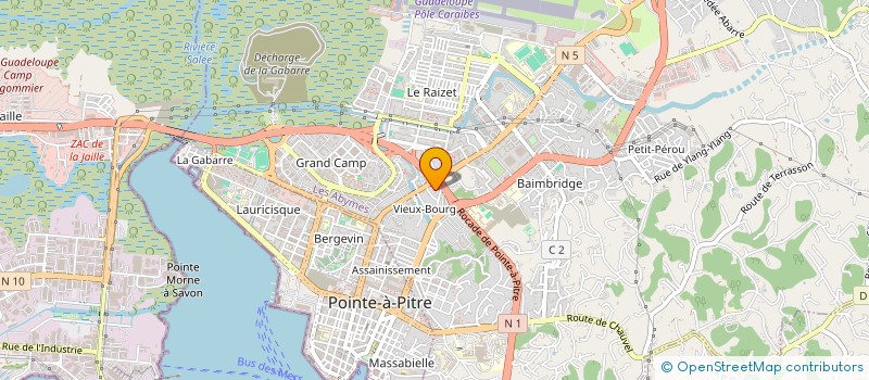 localisation de l'entreprise TOP NIVEAU FORMATEURS -CONSULTANTS à LES ABYMES