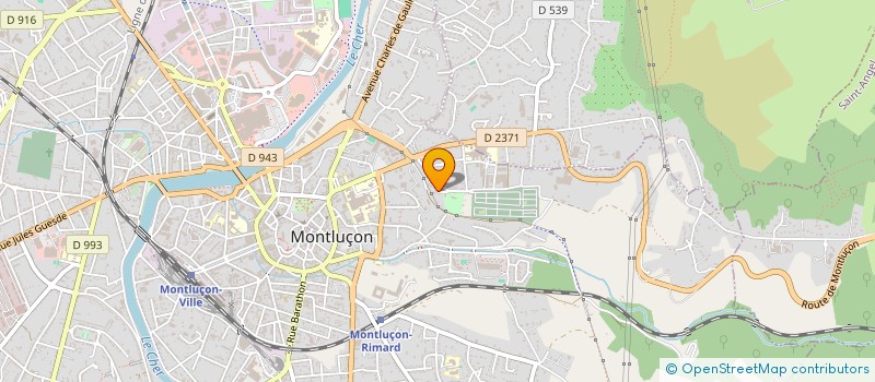 localisation de l'entreprise TOP OCCAZ 03 à MONTLUCON