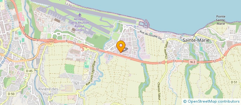 localisation de l'entreprise TOP OCEAN INDIEN  SAINTE-MARIE