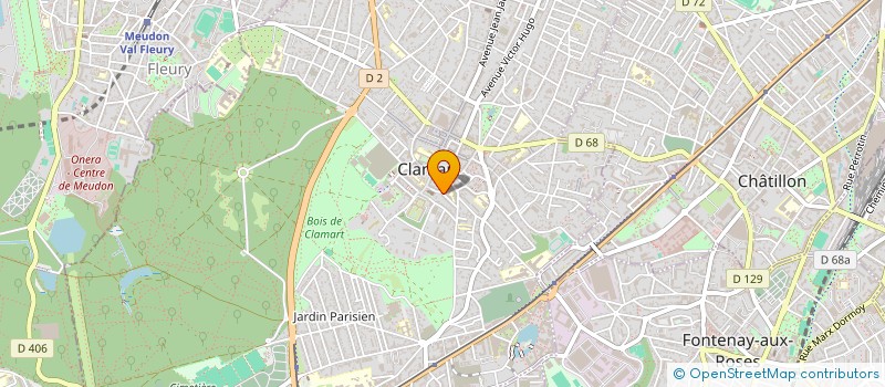 localisation de l'entreprise TOP OF MIND à CLAMART