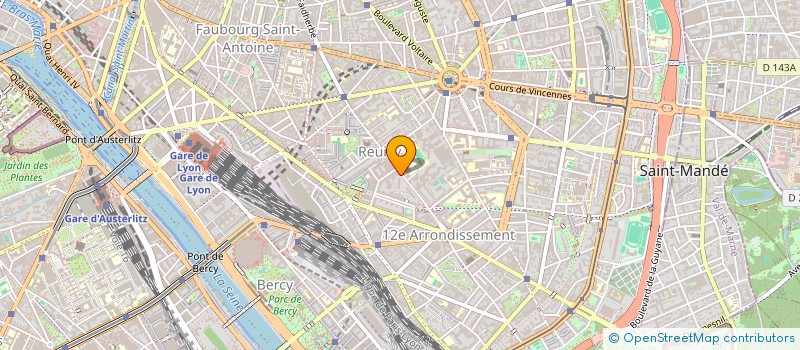 localisation de l'entreprise TOP OFFICE à PARIS
