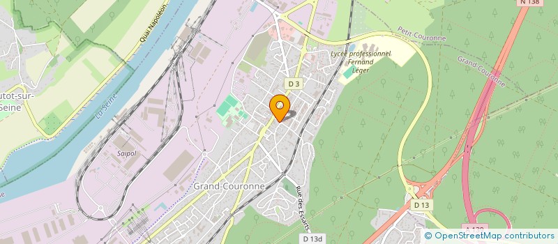 localisation de l'entreprise TOP PANEL SELECT  GRAND-COURONNE