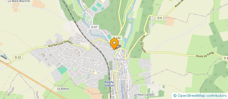 localisation de l'entreprise TOP PAVAGE  PAVILLY