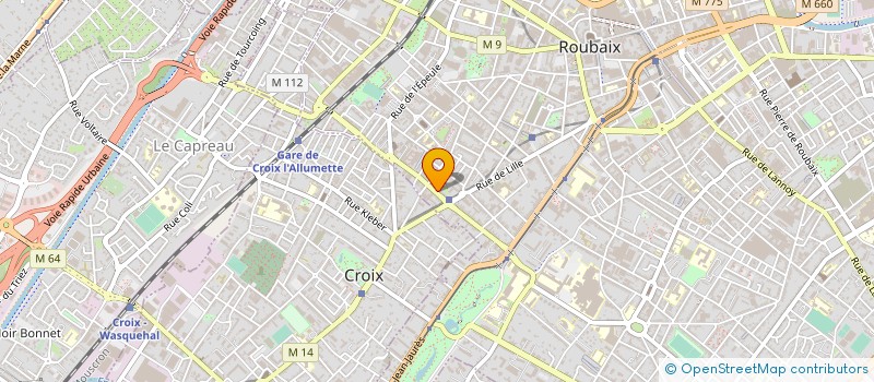 localisation de l'entreprise TOP PIECES AUTO SERVICE  ROUBAIX