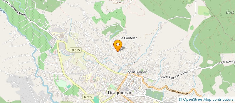 localisation de l'entreprise TOP PISCINES à DRAGUIGNAN