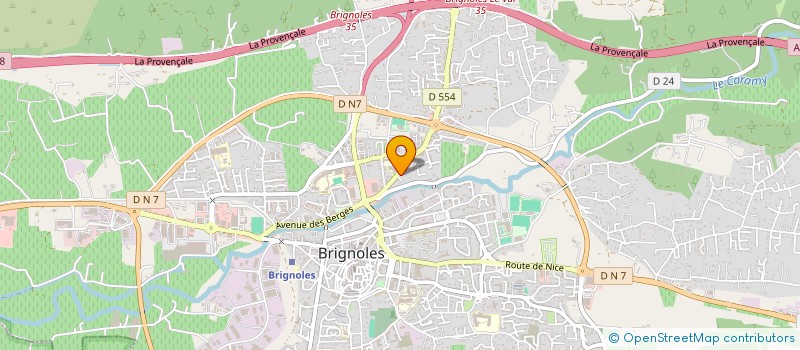 localisation de l'entreprise TOP PIZZA à BRIGNOLES