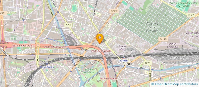 localisation de l'entreprise TOP PIZZA à PANTIN