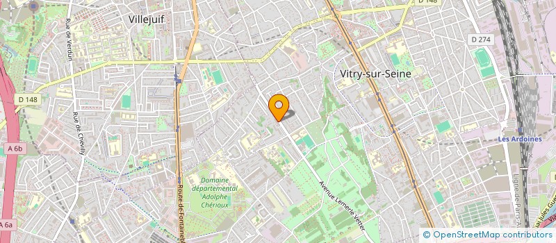 localisation de l'entreprise TOP PIZZA à VITRY-SUR-SEINE