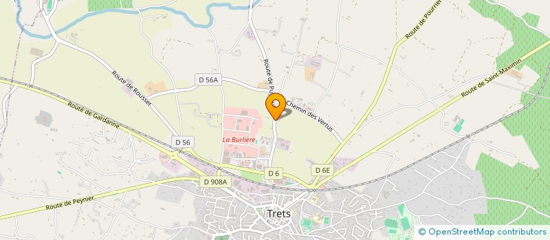 localisation de l'entreprise TOP PIZZA III à TRETS