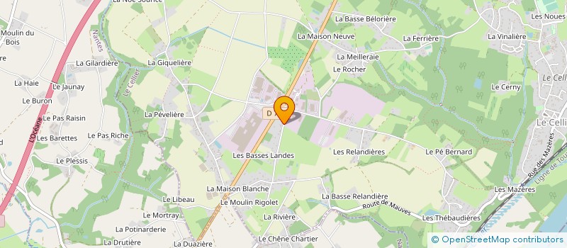 localisation de l'entreprise TOP PLAQUISTE  LE CELLIER