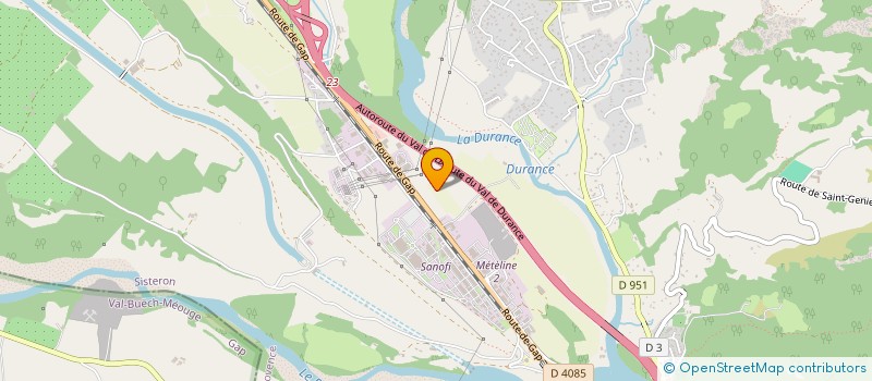 localisation de l'entreprise TOP PNEU SISTERON  SISTERON