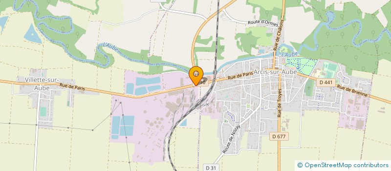 localisation de l'entreprise TOP POMMES DE TERRE  VILLETTE-SUR-AUBE