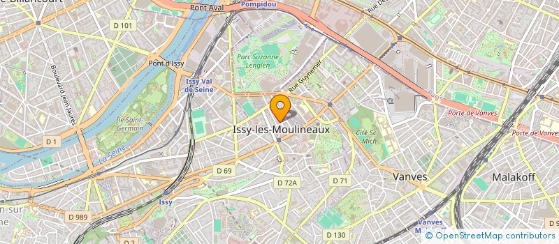 localisation de l'entreprise TOP'PRESS 92 à ISSY-LES-MOULINEAUX