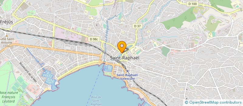 localisation de l'entreprise TOP PRESSING à SAINT-RAPHAEL