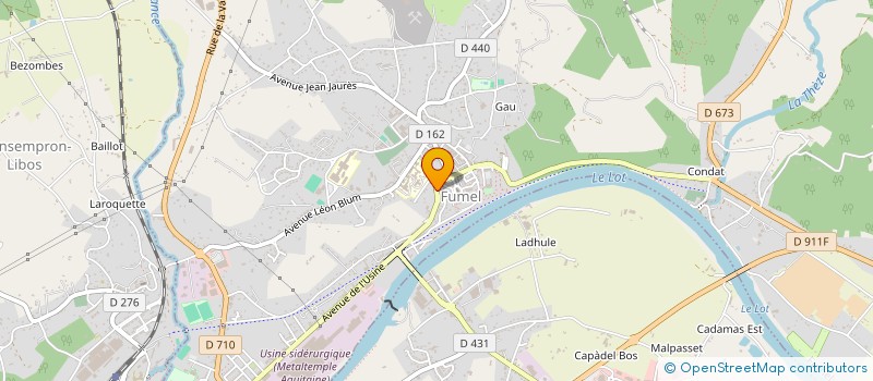 localisation de l'entreprise TOP PYRENEES VOYAGES  FUMEL