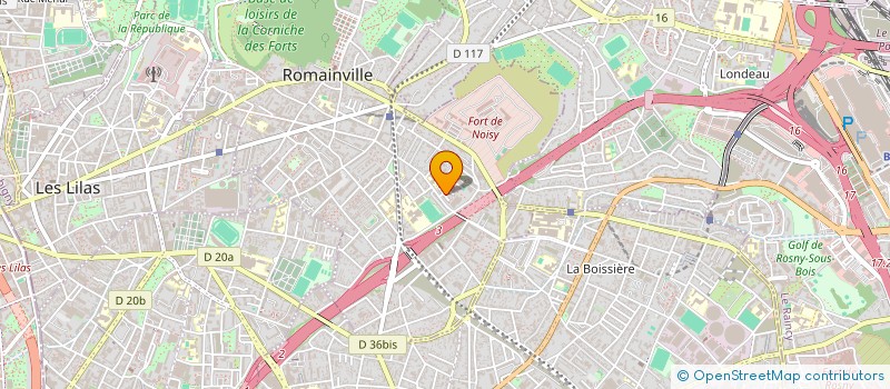 localisation de l'entreprise TOP RANK INTERNATIONAL à ROMAINVILLE