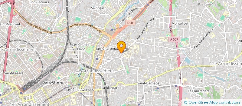 localisation de l'entreprise TOP REALISATION AUDIOVISUEL  MARSEILLE