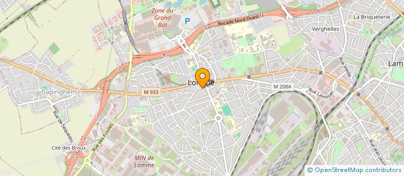 localisation de l'entreprise TOP RED à LILLE