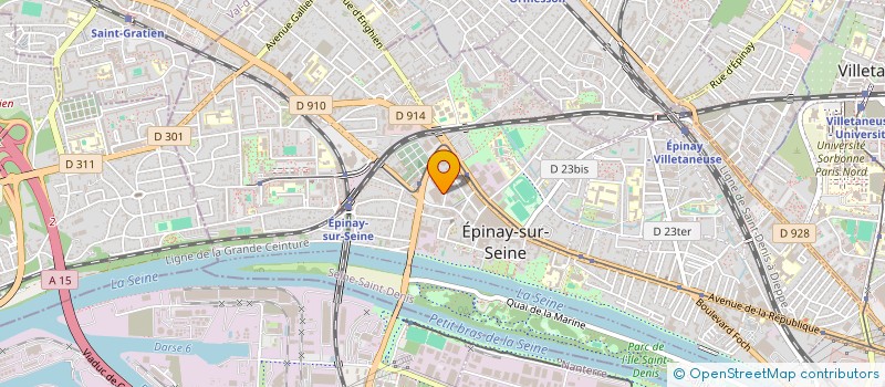 localisation de l'entreprise TOP RENOV à EPINAY-SUR-SEINE