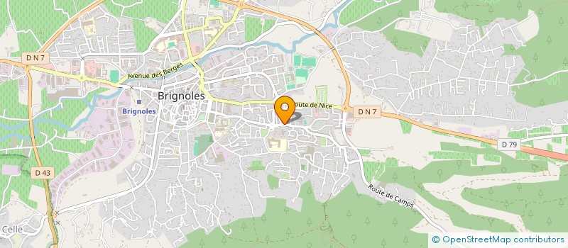 localisation de l'entreprise TOP RENOVATION à BRIGNOLES