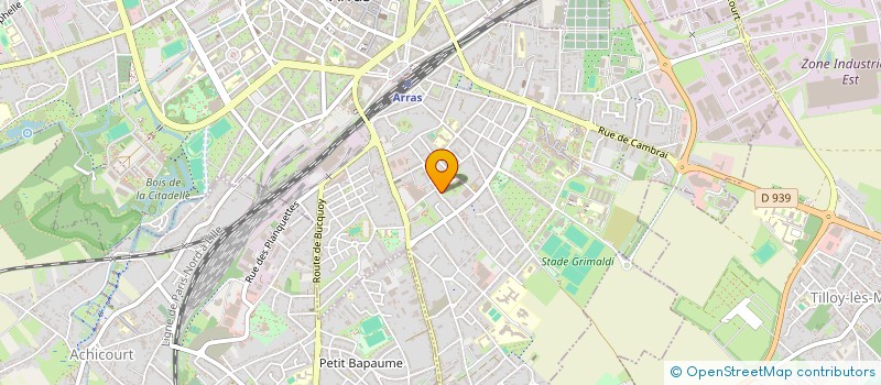 localisation de l'entreprise TOP RENOVATION à ARRAS