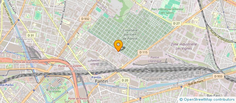 localisation de l'entreprise TOP RENTAL SERVICE  PANTIN