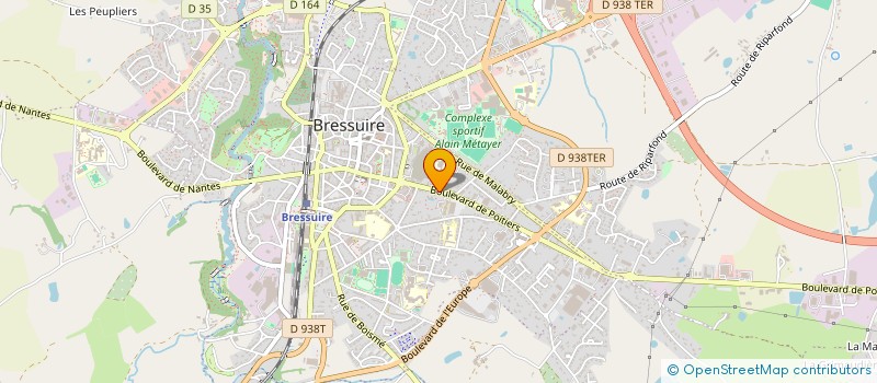 localisation de l'entreprise TOP RESEAUX  BRESSUIRE