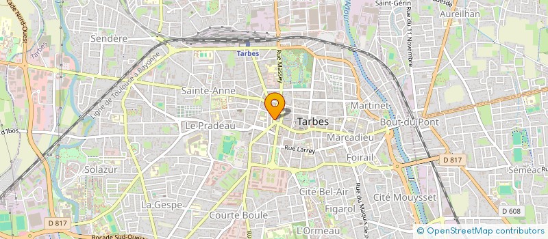 localisation de l'entreprise TOP RESTAURATION  TARBES