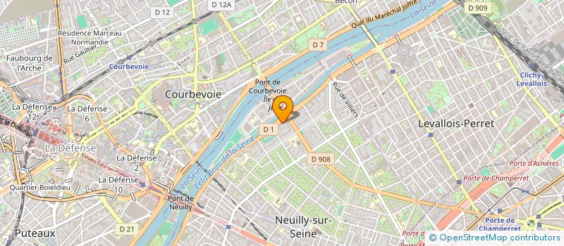 localisation de l'entreprise TOP-ROOF WXW à NEUILLY-SUR-SEINE