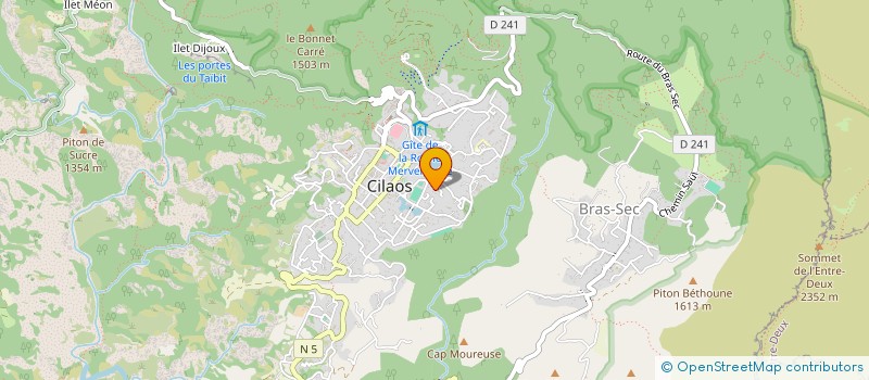 localisation de l'entreprise TOP RUN  CILAOS