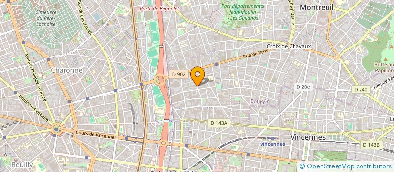 localisation de l'entreprise TOP SECURITE à MONTREUIL
