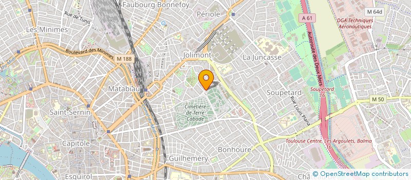 localisation de l'entreprise TOP SECURITE PREVENTION GARDIENNAGE à TOULOUSE