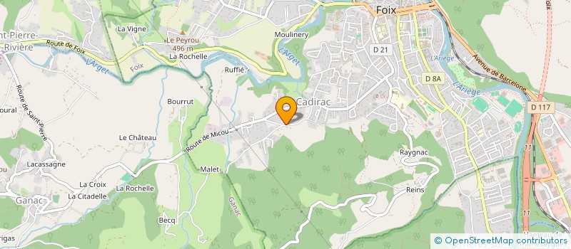 localisation de l'entreprise TOP SENTIERS à FOIX
