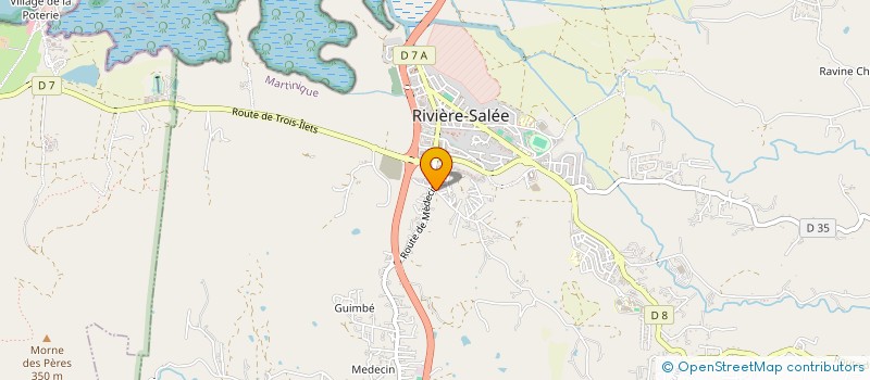 localisation de l'entreprise TOP SERRURERIE à RIVIERE-SALEE