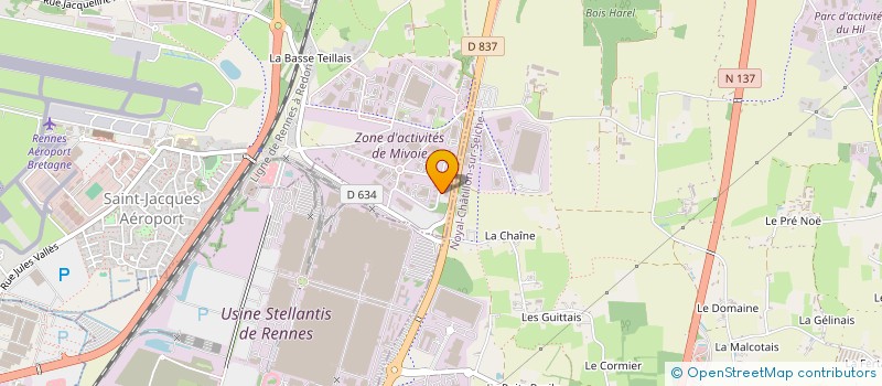 localisation de l'entreprise TOP SERVICE à SAINT-JACQUES-DE-LA-LANDE