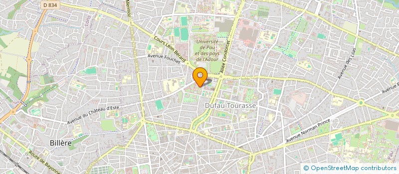 localisation de l'entreprise TOP SERVICES à PAU