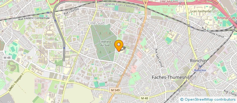 localisation de l'entreprise TOP'SERVICES à LILLE