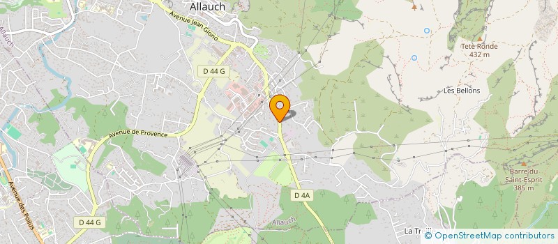 localisation de l'entreprise TOP SERVICES à ALLAUCH