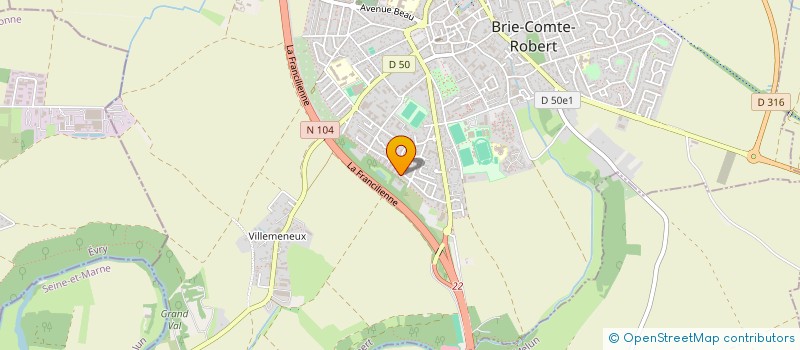 localisation de l'entreprise TOP SERVICES  BRIE-COMTE-ROBERT