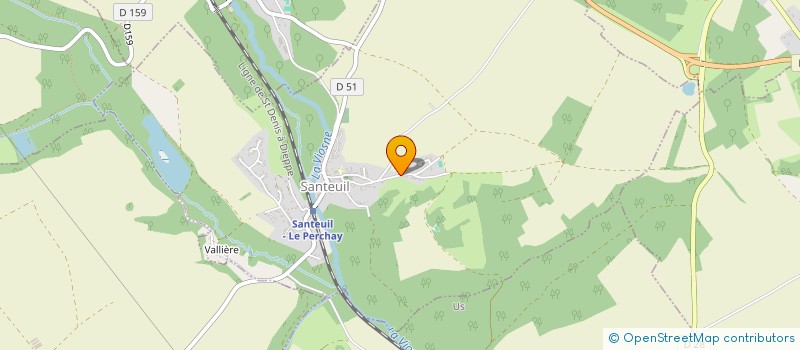 localisation de l'entreprise TOP SERVICES TEXTILES  SANTEUIL