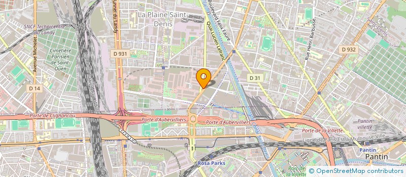 localisation de l'entreprise TOP SHOPPING  AUBERVILLIERS